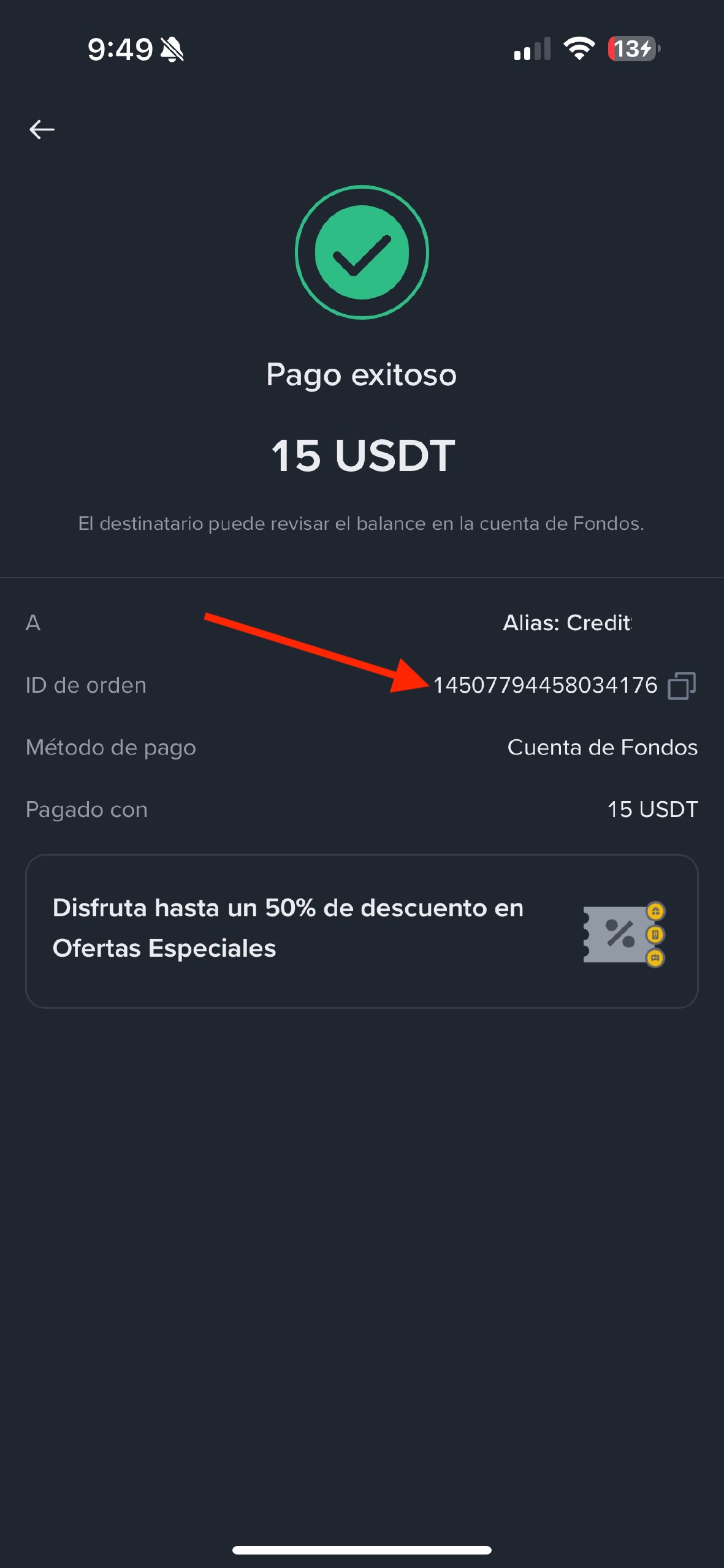 Guía de pago USDT